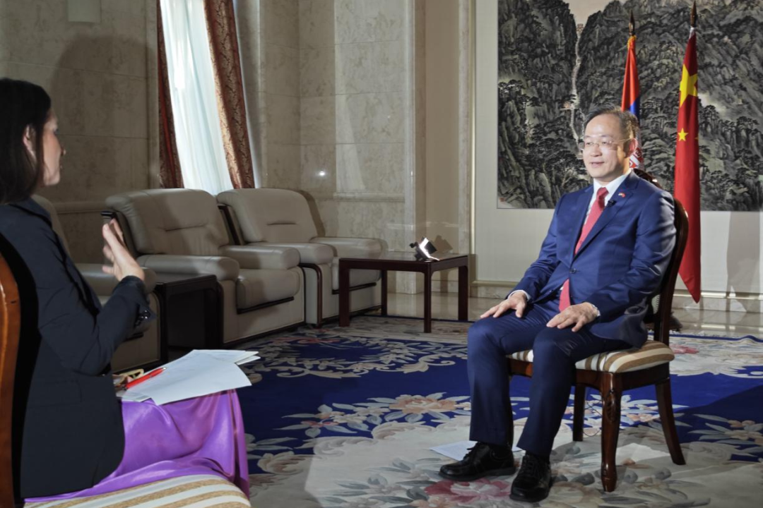 驻塞尔维亚大使李明接受塞尔维亚南通社专访 驻塞尔维亚大使李明接受塞尔维亚南通社专访